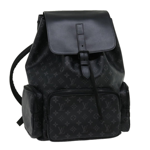 LOUIS VUITTON Monogram Eclipse Trio Backpack Backpack M45538 LV Auth 29886SM
