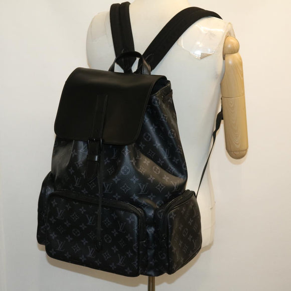 LOUIS VUITTON Monogram Eclipse Trio Backpack Backpack M45538 LV Auth 29886SM