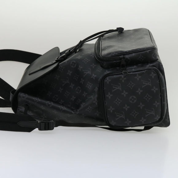 LOUIS VUITTON Monogram Eclipse Trio Backpack Backpack M45538 LV Auth 29886SM