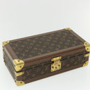 LOUIS VUITTON Monogram Coffret 8 Montor Trunk Watch case M20016 LV Auth 29887S-5