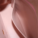 CHANEL Matelasse Turn Lock Chain Diana Shoulder Bag Canvas Pink CC Auth 29889AV-23