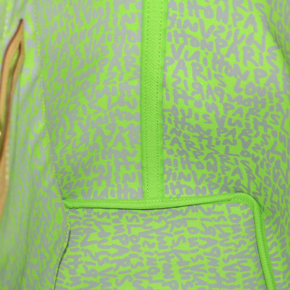 LOUIS VUITTON Monogram Graffiti Neverfull GM Tote Bag Vert M93703 LV Auth 29943SM