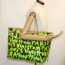 LOUIS VUITTON Monogram Graffiti Neverfull GM Tote Bag Vert M93703 LV Auth 29943SM-25