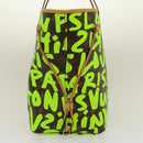 LOUIS VUITTON Monogram Graffiti Neverfull GM Tote Bag Vert M93703 LV Auth 29943SM-3
