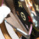 LOUIS VUITTON Monogram Multicolor Keepall 45 Boston Bag Black M92640 Auth 29945SM-22