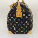 LOUIS VUITTON Monogram Multicolor Keepall 45 Boston Bag Black M92640 Auth 29945SM-3