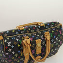 LOUIS VUITTON Monogram Multicolor Keepall 45 Boston Bag Black M92640 Auth 29945SM-6