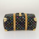 LOUIS VUITTON Monogram Multicolor Keepall 45 Boston Bag Black M92640 Auth 29945SM-5