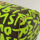 LOUIS VUITTON Monogram graffiti Keepall 50 Boston Bag Vert M93700 Auth 29946SV-16
