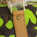 LOUIS VUITTON Monogram graffiti Keepall 50 Boston Bag Vert M93700 Auth 29946SV-23