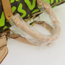 LOUIS VUITTON Monogram graffiti Keepall 50 Boston Bag Vert M93700 Auth 29946SV-7