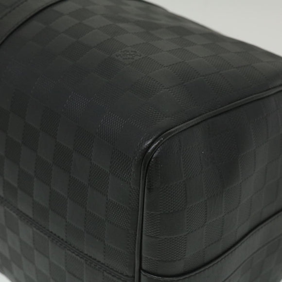 LOUIS VUITTON Damier Infini Keepall Bandouliere 45 Boston Bag  N41145 LV 29957S