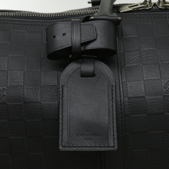 LOUIS VUITTON Damier Infini Keepall Bandouliere 45 Boston Bag  N41145 LV 29957S
