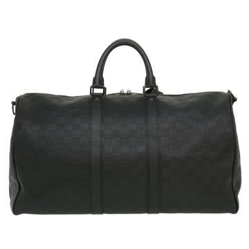 LOUIS VUITTON Damier Infini Keepall Bandouliere 45 Boston Bag  N41145 LV 29957S - 0
