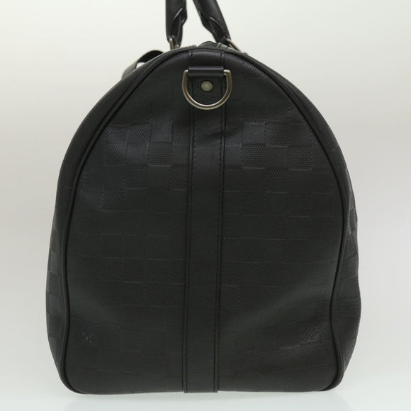 LOUIS VUITTON Damier Infini Keepall Bandouliere 45 Boston Bag  N41145 LV 29957S