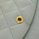 CHANEL Classic Matelasse 25 Double Chain Flap Shoulder Bag Lamb Skin Auth 29961V-10