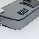 LOUIS VUITTON Monogram satellite alpha Clutch Bag Silver M44171 LV Auth 29977A-15