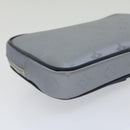 LOUIS VUITTON Monogram satellite alpha Clutch Bag Silver M44171 LV Auth 29977A-17