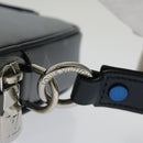 LOUIS VUITTON Monogram satellite alpha Clutch Bag Silver M44171 LV Auth 29977A-19