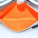 LOUIS VUITTON Monogram satellite alpha Clutch Bag Silver M44171 LV Auth 29977A-21