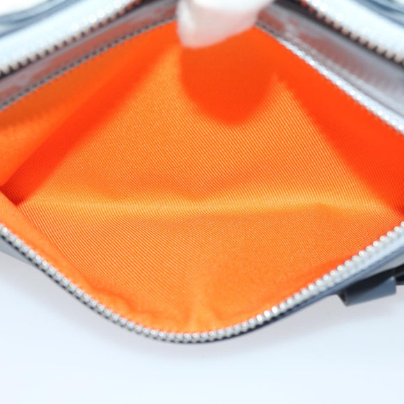 LOUIS VUITTON Monogram satellite alpha Clutch Bag Silver M44171 LV Auth 29977A