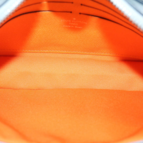 LOUIS VUITTON Monogram satellite alpha Clutch Bag Silver M44171 LV Auth 29977A