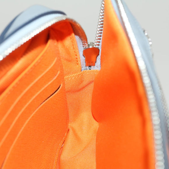 LOUIS VUITTON Monogram satellite alpha Clutch Bag Silver M44171 LV Auth 29977A