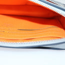 LOUIS VUITTON Monogram satellite alpha Clutch Bag Silver M44171 LV Auth 29977A-24