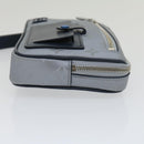 LOUIS VUITTON Monogram satellite alpha Clutch Bag Silver M44171 LV Auth 29977A-4