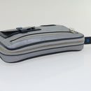 LOUIS VUITTON Monogram satellite alpha Clutch Bag Silver M44171 LV Auth 29977A-6