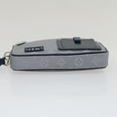 LOUIS VUITTON Monogram satellite alpha Clutch Bag Silver M44171 LV Auth 29977A-5