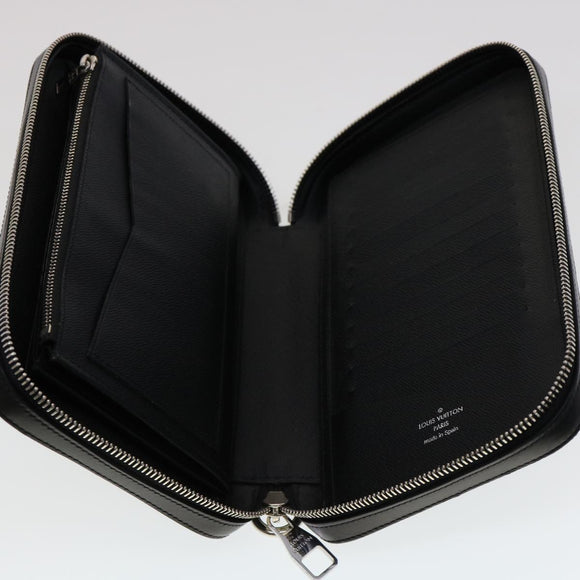 LOUIS VUITTON Epi Dandy Wallet Travel Case Black M64000 LV Auth 30084AV