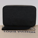 LOUIS VUITTON Epi Dandy Wallet Travel Case Black M64000 LV Auth 30084AV-12