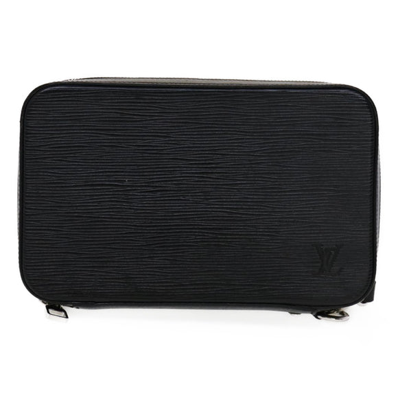 LOUIS VUITTON Epi Dandy Wallet Travel Case Black M64000 LV Auth 30084AV