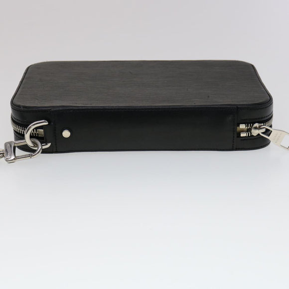 LOUIS VUITTON Epi Dandy Wallet Travel Case Black M64000 LV Auth 30084AV