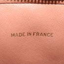 CHANEL Diana Turn Lock Chain Schoudertas Linnen Franjes Roze CC Auth 30153A-22