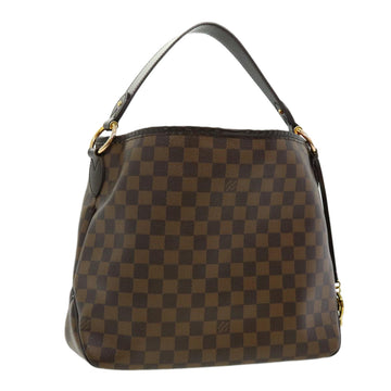 LOUIS VUITTON Damier Ebene Delightful PM Shoulder Bag N41459 LV Auth 30487