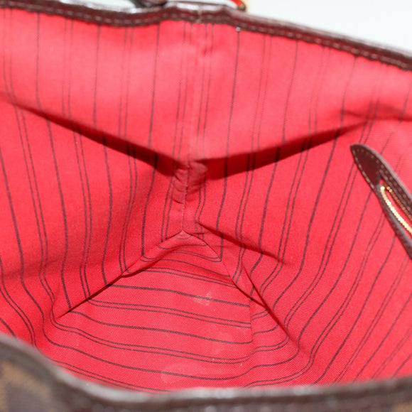 LOUIS VUITTON Damier Ebene Delightful PM Shoulder Bag N41459 LV Auth 30487