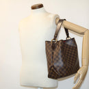 LOUIS VUITTON Damier Ebene Delightful PM Shoulder Bag N41459 LV Auth 30487-23