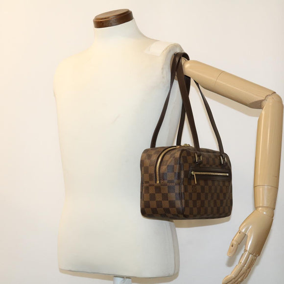 LOUIS VUITTON Damier Cite MM Hand Bag SPO N48068 LV Auth 30508SAV