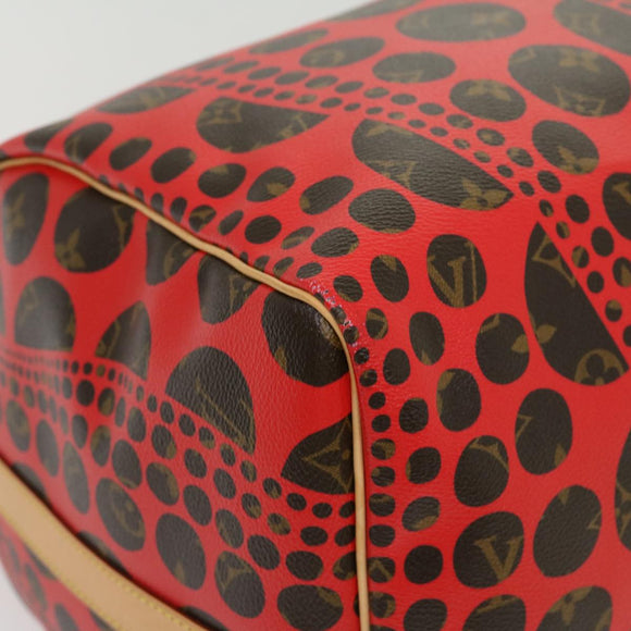LOUIS VUITTON Monogram Yayoi Kusama Keepall Bandouliere55 Bag M40695 Auth 30515SV