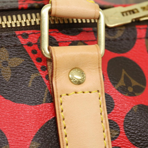 LOUIS VUITTON Monogram Yayoi Kusama Keepall Bandouliere55 Bag M40695 Auth 30515SV