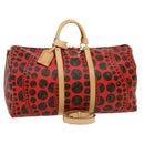 LOUIS VUITTON Monogram Yayoi Kusama Keepall Bandouliere55 Bag M40695 Auth 30515SV-1