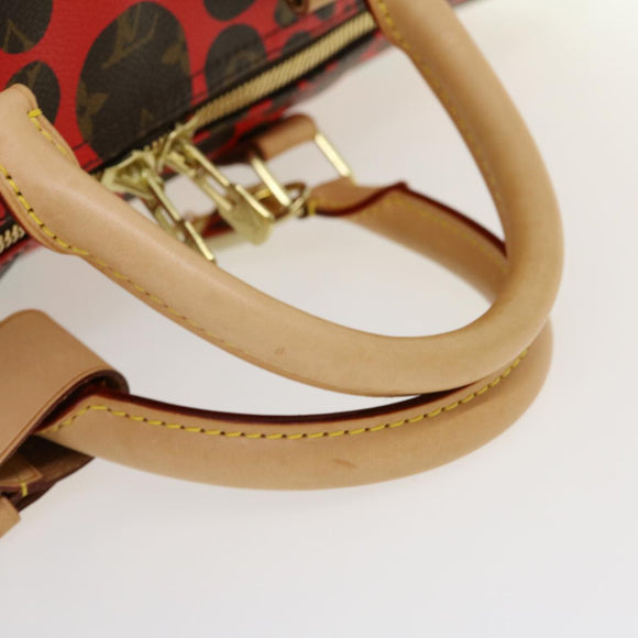 LOUIS VUITTON Monogram Yayoi Kusama Keepall Bandouliere55 Bag M40695 Auth 30515SV