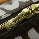 LOUIS VUITTON Monogram Graffiti Keepall 50 Boston Bag White M92197 Auth 30516S-20