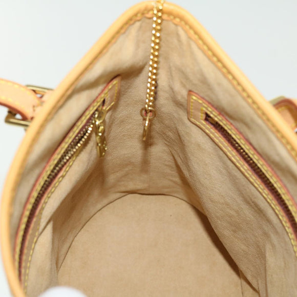 LOUIS VUITTON Nomad Bucket PM Shoulder Bag Beige M85001 LV Auth 30531A