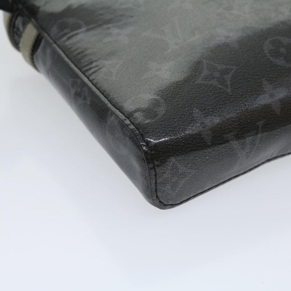 LOUIS VUITTON Eclipse Glaze Messenger PM Shoulder Bag Gray M52218 LV Auth 30549SAV