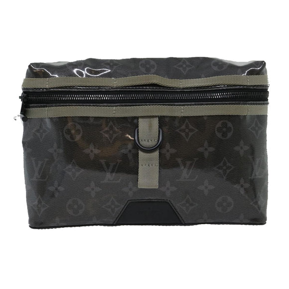 LOUIS VUITTON Eclipse Glaze Messenger PM Shoulder Bag Gray M52218 LV Auth 30549A
