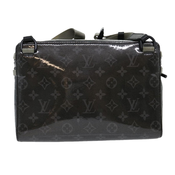 LOUIS VUITTON Eclipse Glaze Messenger PM Shoulder Bag Gray M52218 LV Auth 30549SAV