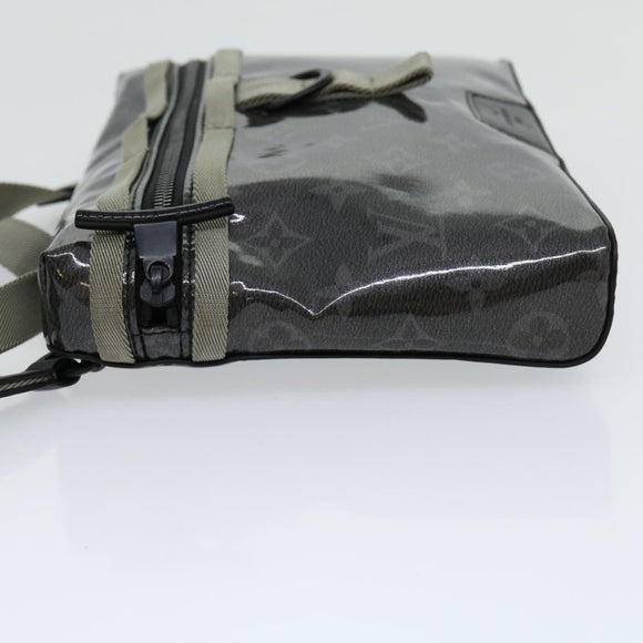 LOUIS VUITTON Eclipse Glaze Messenger PM Shoulder Bag Gray M52218 LV Auth 30549SAV